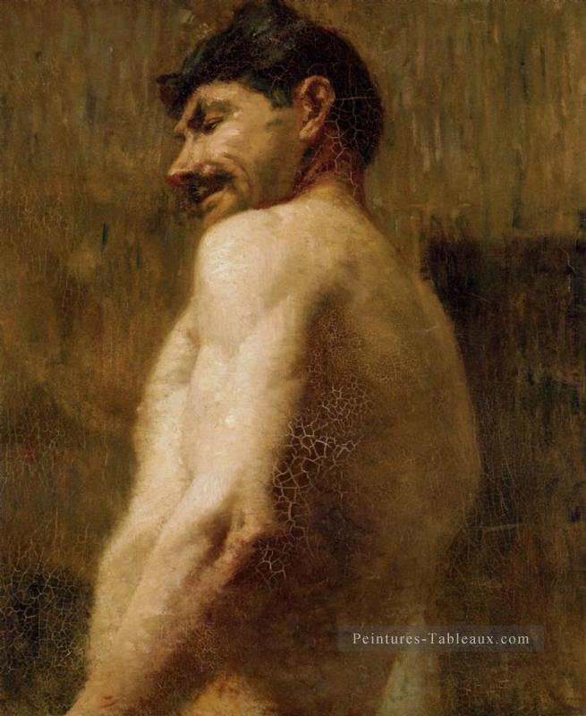Buste d’un Nu Man post Impressionniste Henri de Toulouse Lautrec Peintures à l'huile